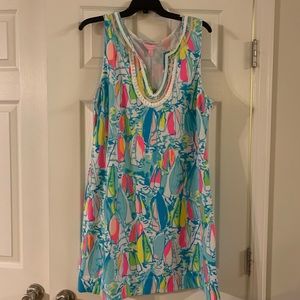 Sailboat Lily Pulitzer Harper Shiftdress